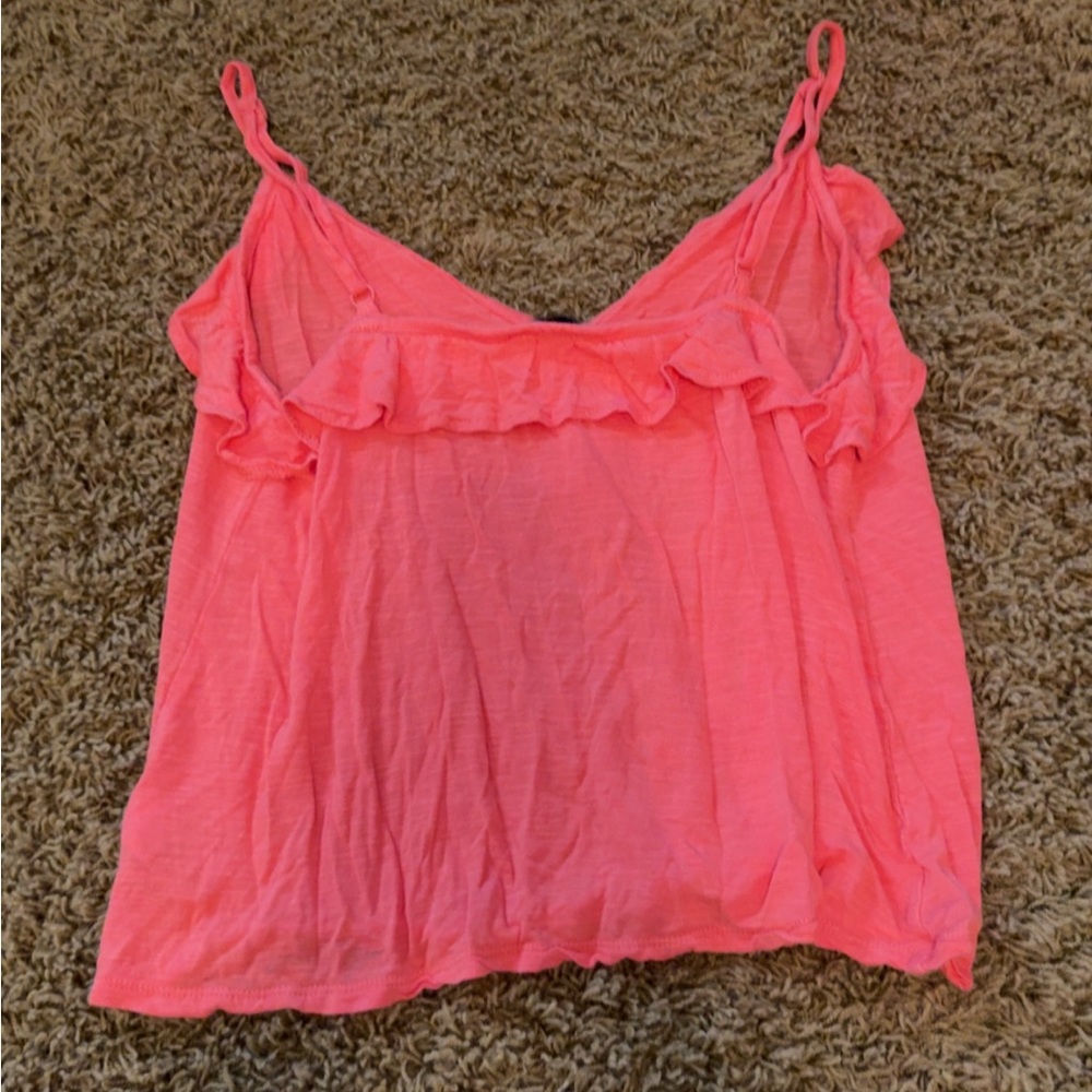 Women's Pink Ruffled Top - Picture 4 of 4